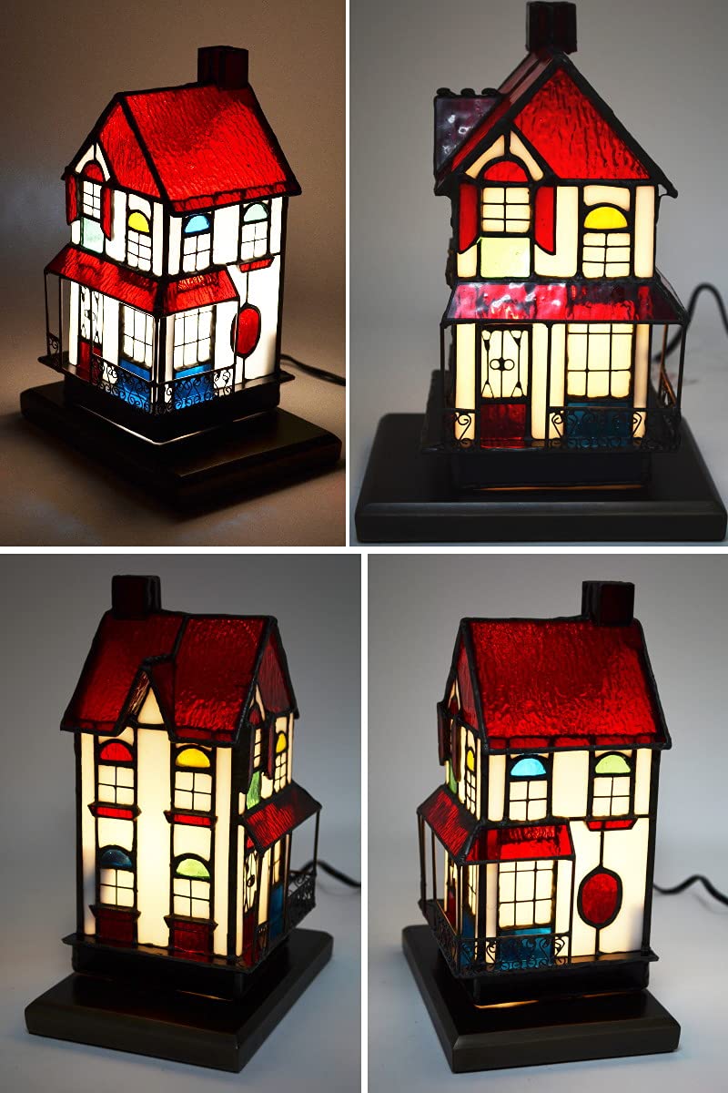 タッチセンサーステンドグラスハウスライト